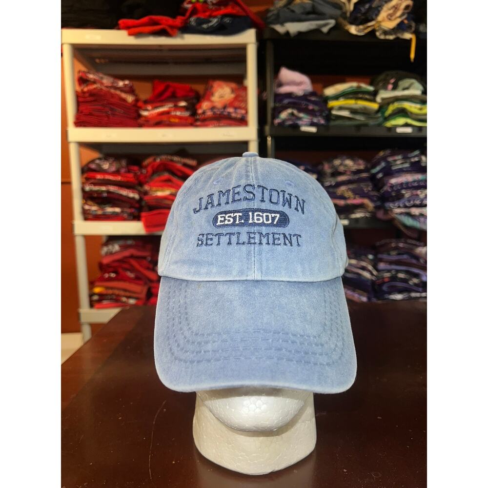 Jamestown Hat Settlement Blue Cap Headwear OS